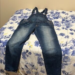 Lucky Brand Blue Denim Overalls Classic Bib Design